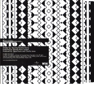 Into A Swan One Track Promo CD Single Front - Click Here For Full Scan