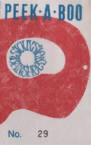 Peek A Boo Cassette Single Limited Numbered Edition Front Cover - Click here For Full Scan